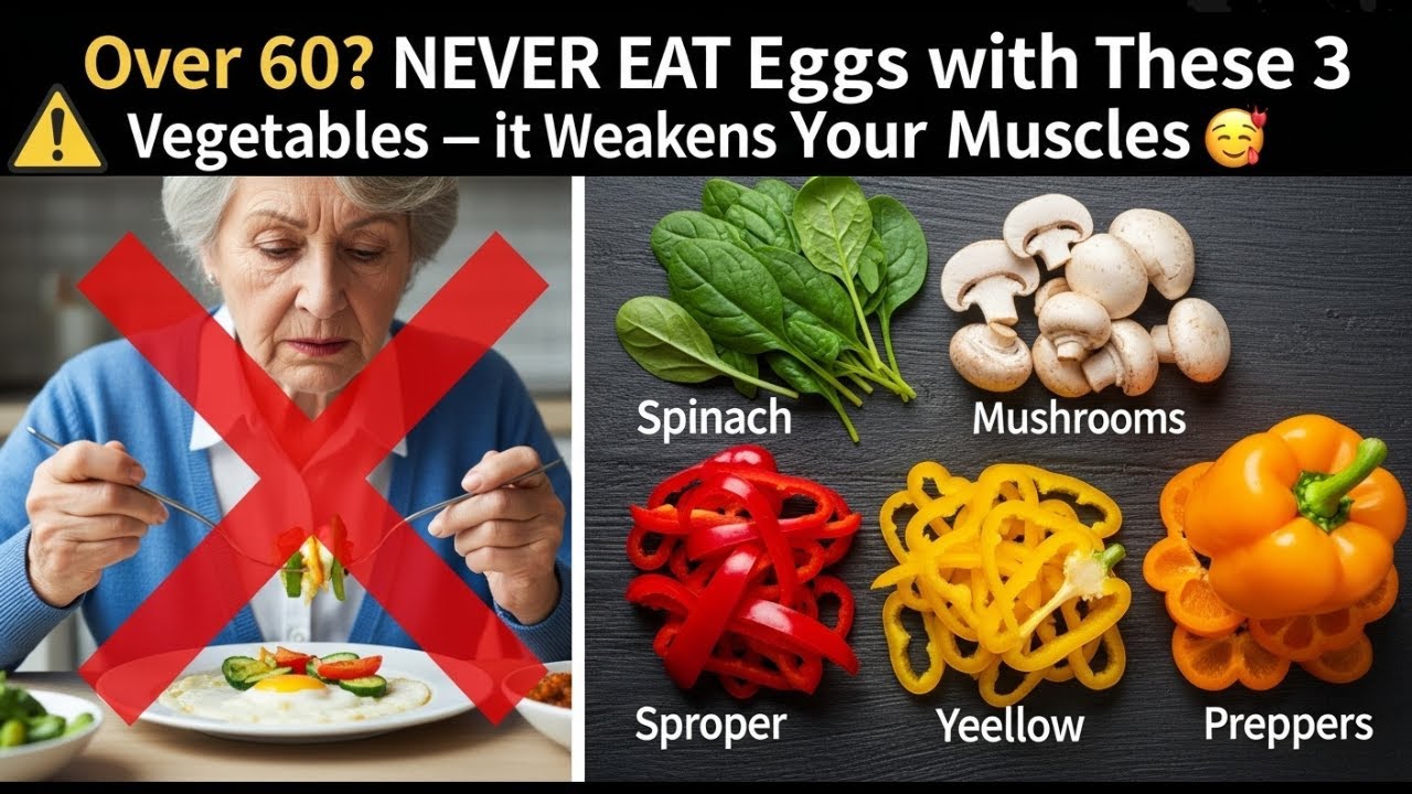 Over 60? These 3 Vegetable Combinations With Eggs May Reduce Muscle Absorption | ElderCore Nutrition