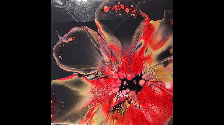 (552) Two Bloom Technique Acrylic Pour Paintings! New (for me) Pigments! Hot Cinnamon and Nutmeg!