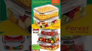 6 Pack Large Food Storage Containers with#amazon #shortsfeed #amazonfinds