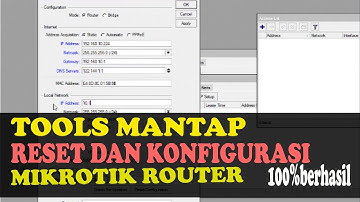 CARA RESET MIKROTIK DENGAN WINBOX DAN SETTING WINBOX