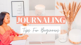 Journaling Tips for Beginners ✍🏼 🦋 (step by step guide)