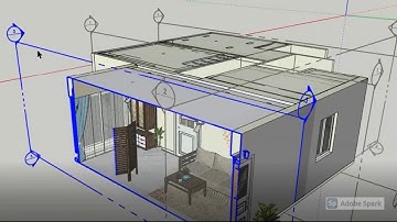 Sketchup Tutorial on Section Planes, Hiding Objects, Orbit and Exporting to JPG and AutoCad Format