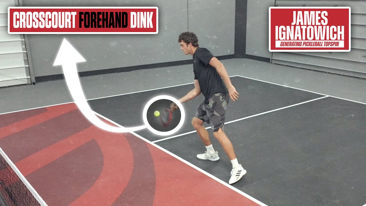 Generate Topspin with Your Pickleball Crosscourt Forehand Dink