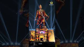 Preparing a larger-than-life tribute pride of Maharashtra #chatrapatishivajimaharaj #sambhajimaharaj