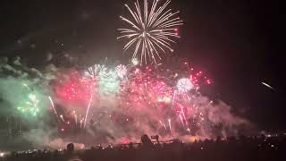 AirVenture 2025 night show finale 🧨 #airventure #oshkosh #eaa #airshow #aviation #plane #explosion