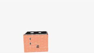 Brick stove печь