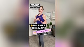 Diagonal Arm Swings // BEST Daily Stretch to Correct Posture & Instantly Relieve Shoulder Pain