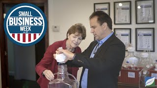 Jeanne Shaheen Visits Foxx Life Sciences During Foxx Life Sciences 2016 Bottle Flip Challenge