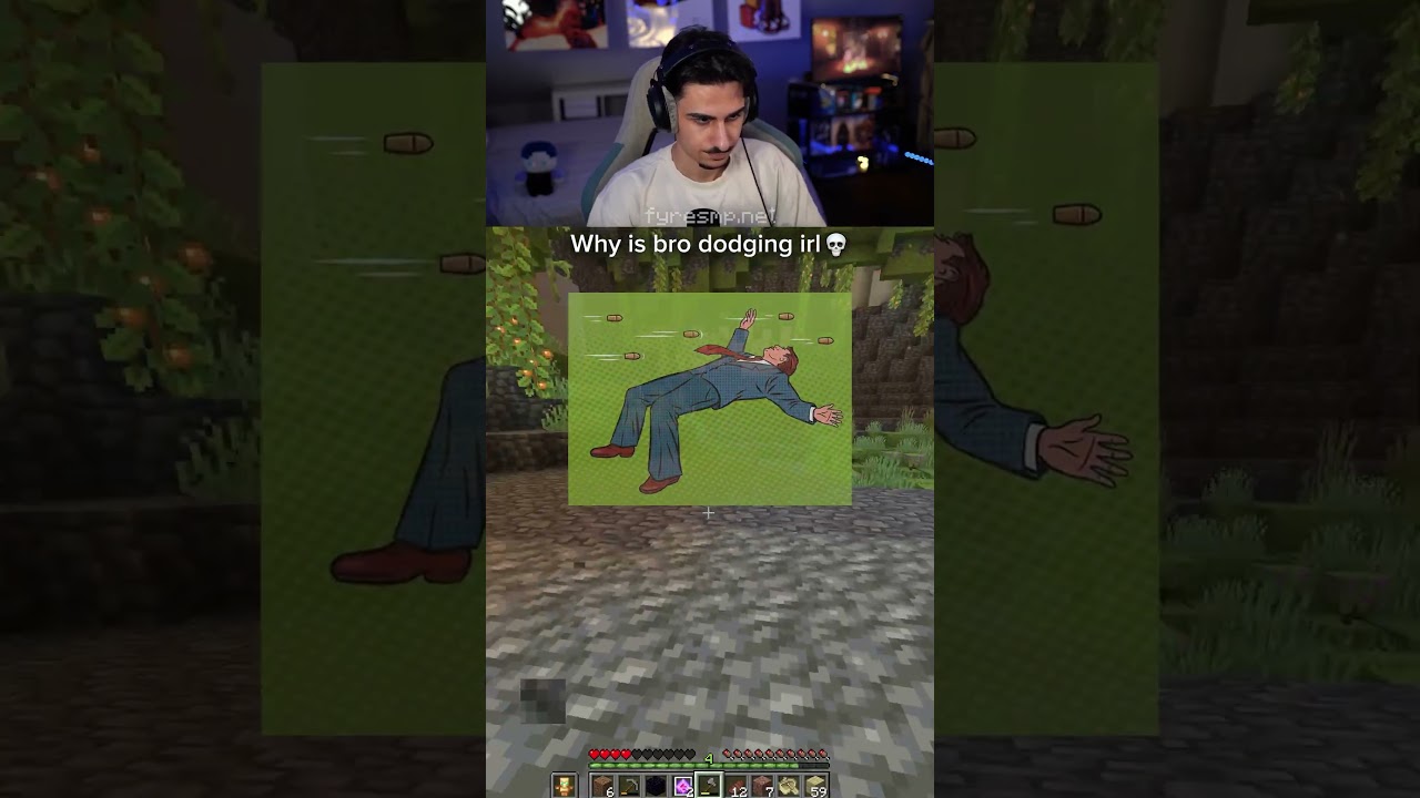 Bro is dodging irl...