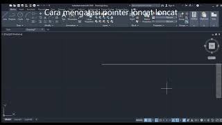 cara mengatasi pointer loncat loncat pada Autocad