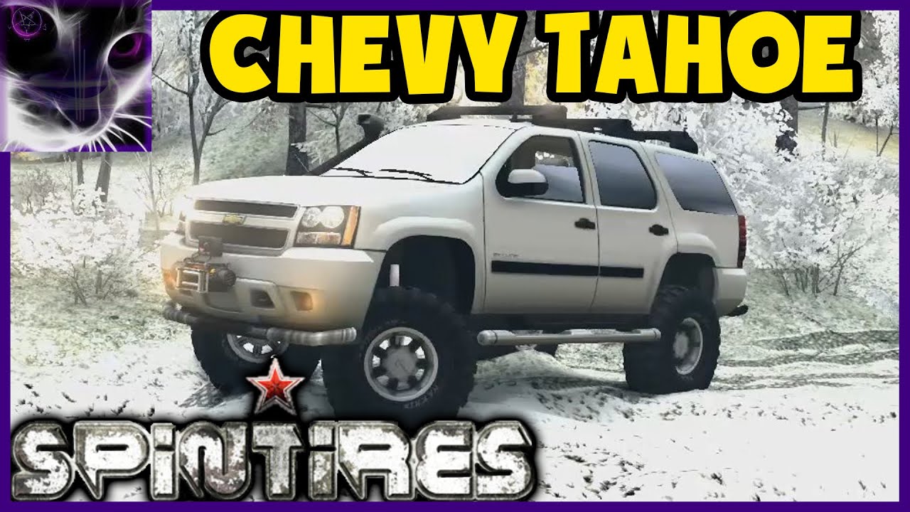 SpinTires CHEVROLET TAHOE Testing in Snow Mod YouTube