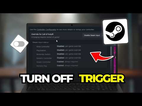 How To Turn Off Trigger Haptic Feedback And Vibrations On ControllerFor Steam PC 2026 | Step By Step