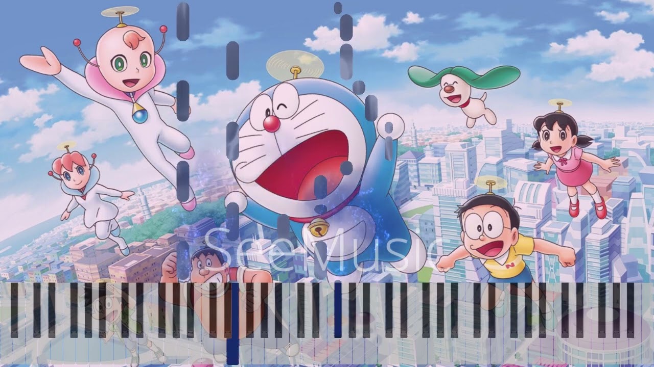 Doraemon Theme – Easy Step by Step Piano Tutorial