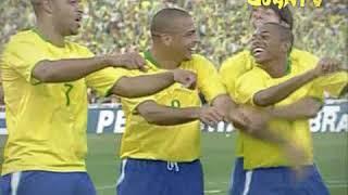 Joga Bonito Brasil team Ronaldo Ronaldinho Kaka Adriano Robinho сборная Бразилии Роналдо Роналдиньо