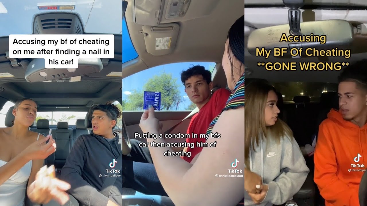 Accusing My Boyfriend of cheating Tiktok Prank