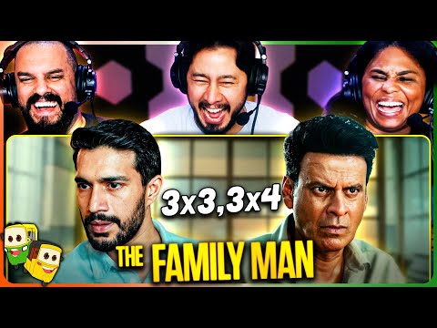 THE FAMILY MAN Season 3 Episodes 3 & 4 Reaction | Manoj Bajpayee | Sharib Hashmi | Jaideep Ahlawat