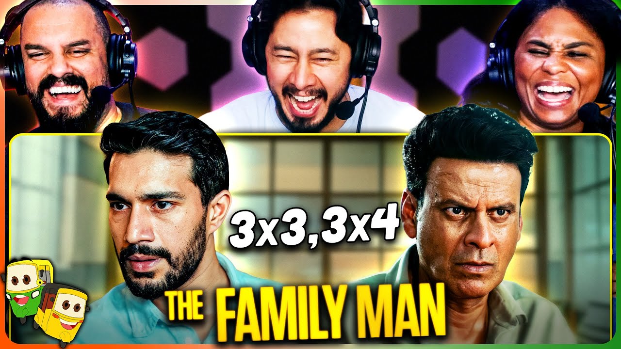 THE FAMILY MAN Season 3 Episodes 3 & 4 Reaction | Manoj Bajpayee | Sharib Hashmi | Jaideep Ahlawat