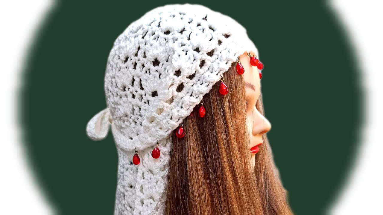 دورگ قلاب بافی| طرح گل 😍