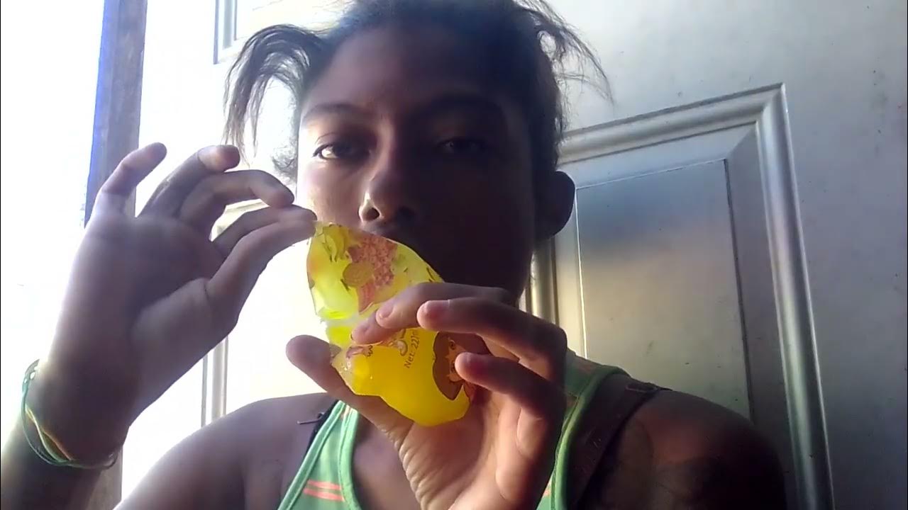 drinking jamaican bag juice first time on camera YouTube