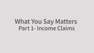 Plexus Sharing Guidelines   Part 1 Income Claims Profile