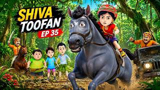 Shiva Saves A Wild Horse From A Dangerous Attack By A Jungle Bandit | Shiva Best Scene screenshot 3