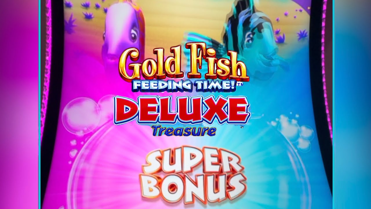 Gold Fish Feeding Time Deluxe Win! Slot machine bonus! 