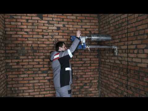 Proalmaz PRO 200 LED-N. Повис на станине. Обзор установки алмазного бурения.