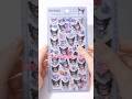 クロミちゃんのボンボンドロップシールを貼り付けていくところを見せるのよ🎀💕
