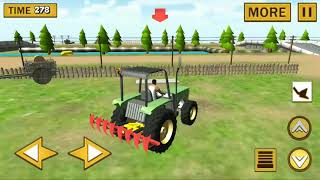 Forage Plow Farming Harvester - Real Farm Tractor Driving - Drive Sim - Android Gameplay screenshot 4