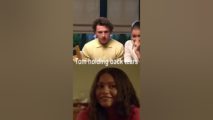 Tom Holland reacts to Zendaya's kissing scene! (He's mad)😭 #shorts
