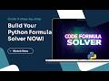 Python for Beginners: Building a Smart Math Formula Solver AI