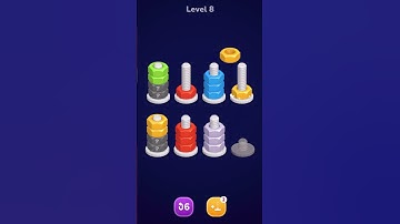 How to Beat Nut Sort Level 8 | Nut Sort Level 8 Walkthrough