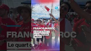Mondial 2026 : le quart de finale France-Maroc vu par les Marocains à Boston • FRANCE 24