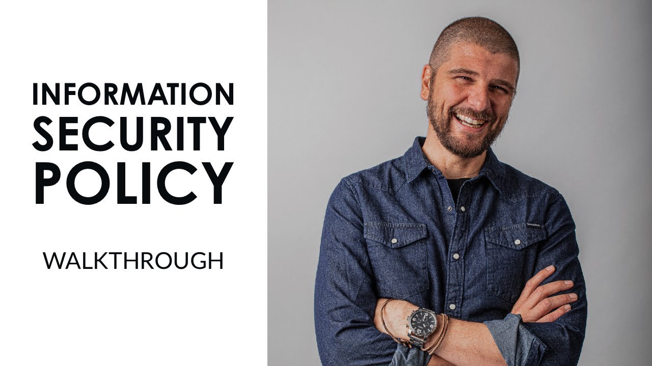 Information Security Policy Walkthrough - YouTube
