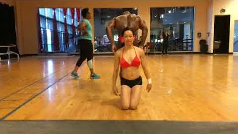 Practice makes perfect, with my mixed pairs partne...