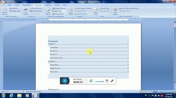 table of contents in ms word by salman shal in pashto