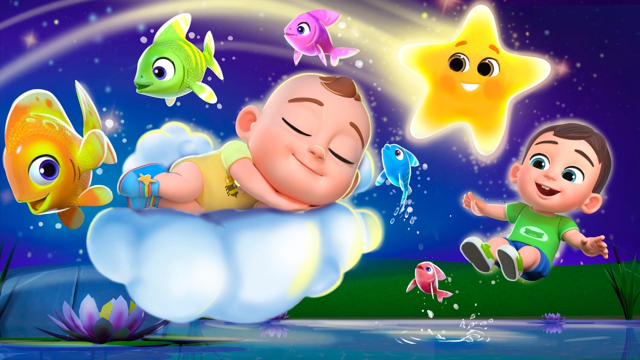 Twinkle Twinkle Little Star (Calming Lullaby for Kids) | Lalafun Nursery Rhymes