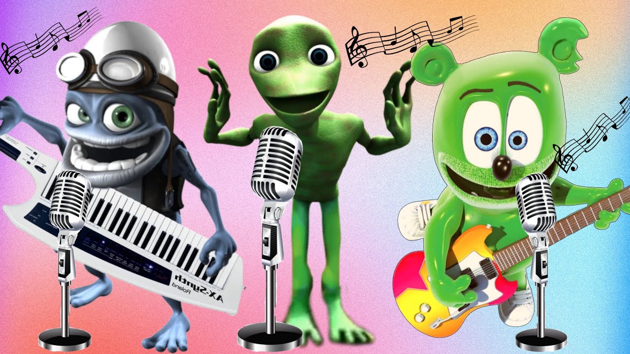 🎥 Crazy frog 🐸- Coffen dance 🩰 Dame tu cosita 👽Gummy bear 🐻 Baby shark 🐬 Skibidi toilet 🚽 Cover🍭