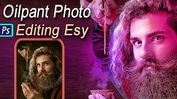 Oil Painting Photo Editing Photoshop Tutorials [Without Oil Filter]|| Digital Painting ||