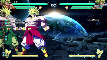 DBFZ: Broly Gigantic Meteor Loop from 5LLL + Corner Swap No Assists (Large Characters Only)