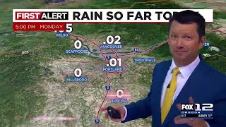 First Alert Monday evening FOX 12 weather forecast (4/15)