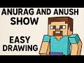 Minecraft Steve Easy drawing❣️ #minecraft #drawing 