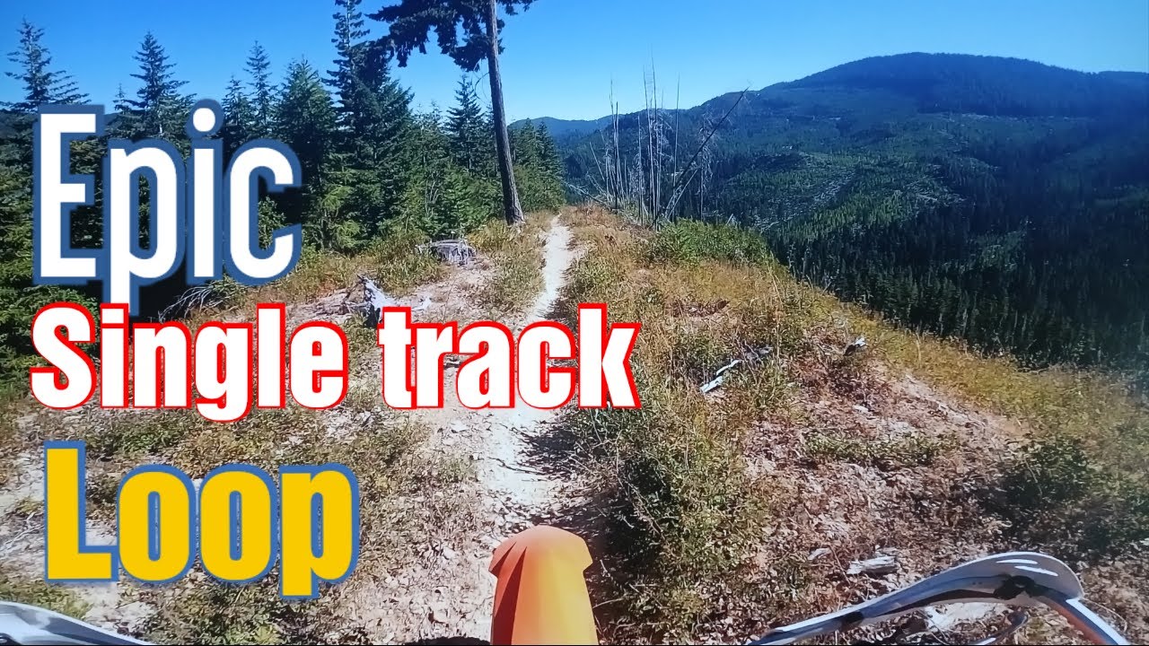 MOTO Exploring Washington single track trails YouTube