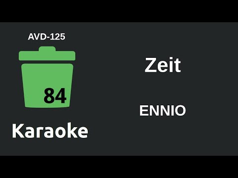 ENNIO Zeit Karaoke AVD 125 