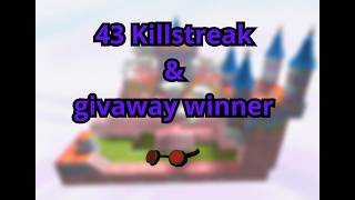 Shell Shockers - Giveaway winner & 43 Killstreak