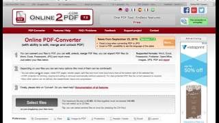 Word to PDF Using Free Online Service