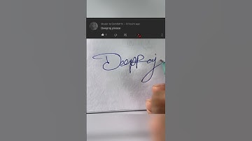 Deepraj name signature | short video #viral #signature #viralvideo #youtubeshorts #art @BhaWin5