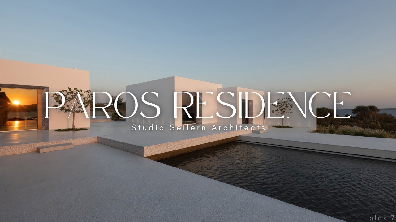A Villa Aligned with the Sunset and Elevated Over Olive Groves | Paros Residence