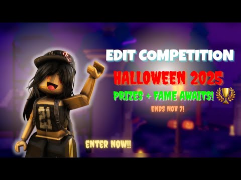 (Closed) Think You Can Beat This? 🎃 Roblox Halloween Edit Challenge 2025. #roblox #AMYEDITZHALO2025