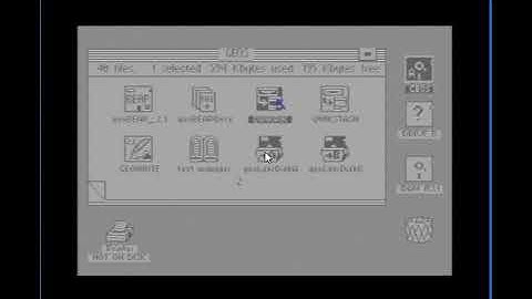 video (GV2of3) QuickStash setup to auto copy of GEOS to a 1 meg REU